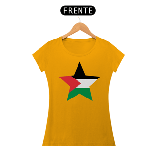 Nome do produto T-shirt Baby Look Estrela Palestina