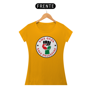 Nome do produto T-shirt Baby Look Save Gaza