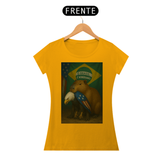 Nome do produto T-shirt Baby Look CAPIVARA