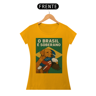 Nome do produto T-shirt Baby Look CACHORRO CARAMELO