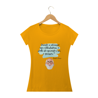 Nome do produto T-shirt Baby Look Paulo Freire