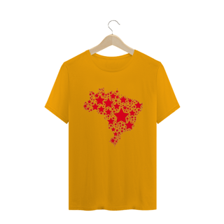 Nome do produto T-shirt Tradicional Brasil: Estrelas da Democracia