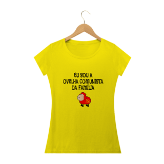 Nome do produto T-shirt Baby Look Ovelha Comunista