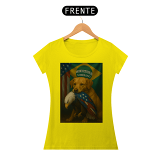 Nome do produto T-shirt Baby Look CACHORRO CARAMELO