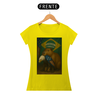 Nome do produto T-shirt Baby Look CAPIVARA