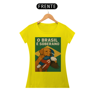 Nome do produto T-shirt Baby Look CACHORRO CARAMELO