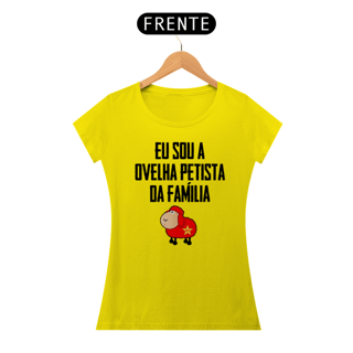 Nome do produto T-shirt Baby Look Ovelha Petista