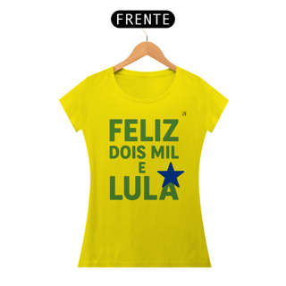 Nome do produto T-shirt Baby Look DOIS MIL E LULA