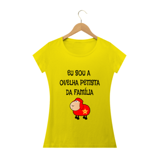 Nome do produto T-shirt Baby Look Ovelha Petista
