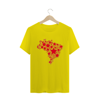 Nome do produto T-shirt Tradicional Brasil: Estrelas da Democracia