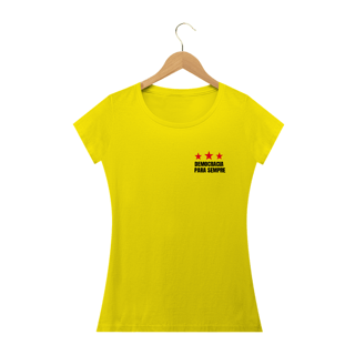 Nome do produto T-shirt Baby Look Democracia