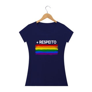 Nome do produto T-shirt Baby Look +Respeito