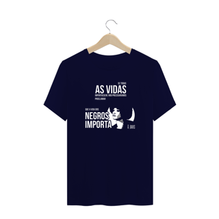 Nome do produto T-shirt Plus Size Vidas Negras