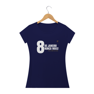 Nome do produto T-shirt Baby Look 8 de Janeiro