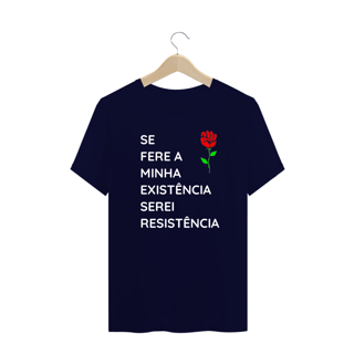 Nome do produto T-shirt Plus Size Serei Resistência