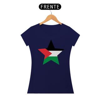 Nome do produto T-shirt Baby Look Estrela Palestina