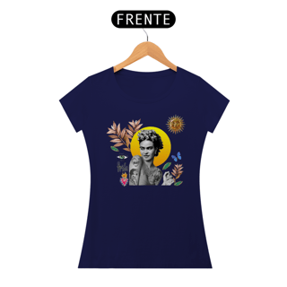 Nome do produto T-shirt Baby Look Frida Kahlo