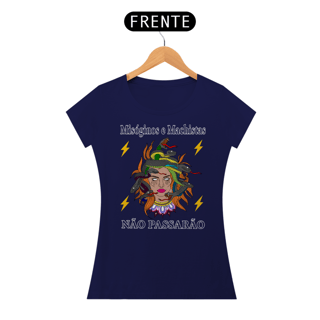 Nome do produto T-shirt Baby Look NÃO PASSARÃO