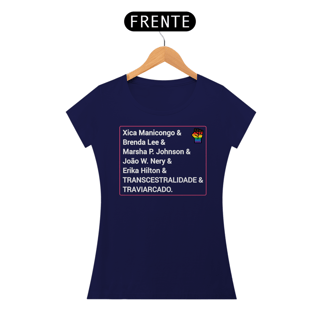 Nome do produto T-shirt Baby Look Transcestralidade