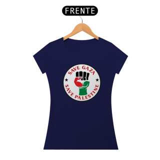 Nome do produto T-shirt Baby Look Save Gaza