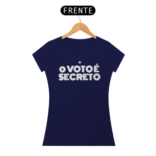 Nome do produto T-shirt Baby Look Voto Secreto