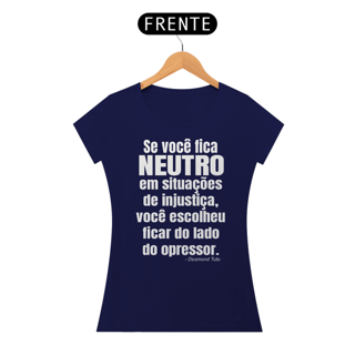 Nome do produto T-shirt Baby Look Desmond Tutu
