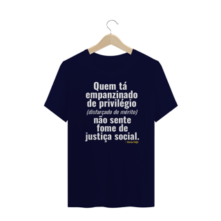 Nome do produto T-shirt Plus Size NÃO SENTE