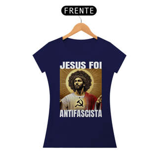 Nome do produto T-shirt Baby Look Jesus Antifascista