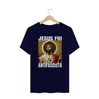 Nome do produto T-shirt Plus Size Jesus Antifascista