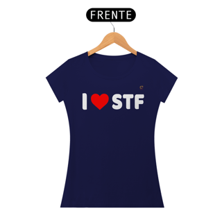 Nome do produto T-shirt Baby Look I LOVE STF