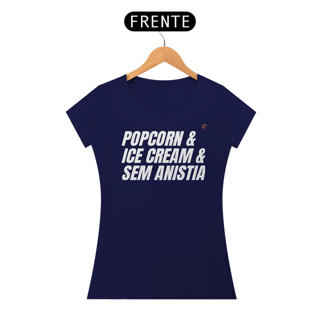 Nome do produto T-shirt Baby Look SEM ANISTIA!