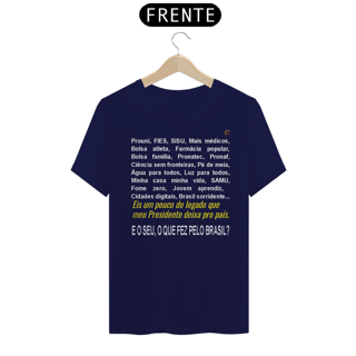 Nome do produto T-shirt Tradicional MEU PRESIDENTE