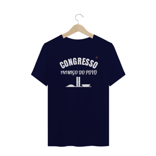 Nome do produto T-shirt Plus Size CONGRESSO INIMIGO