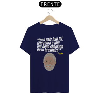 Nome do produto T-shirt Tradicional LULA: Brasil Soberano