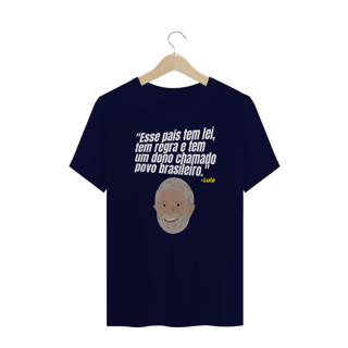 Nome do produto T-shirt  Plus Size LULA: Brasil Soberano