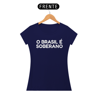 Nome do produto T-shirt Baby Look Brasil Soberano