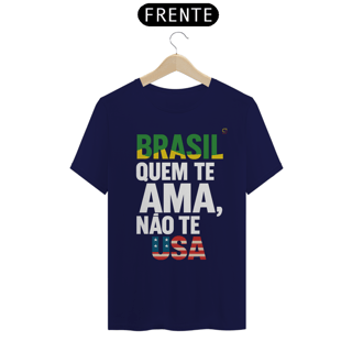 Nome do produto T-shirt Tradicional BRASIL QUEM TE AMA