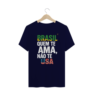 Nome do produto T-shirt PLUS SIZE BRASIL QUEM TE AMA