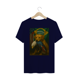 Nome do produto T-shirt Plus Size CACHORRO CARAMELO