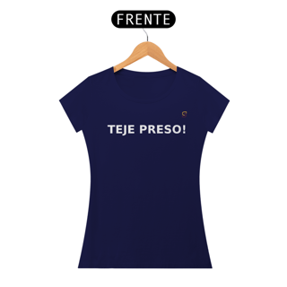 Nome do produto T-shirt Baby Look Teje Preso!