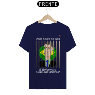 Nome do produto T-shirt Tradicional Bolsonaro atrás das grades!