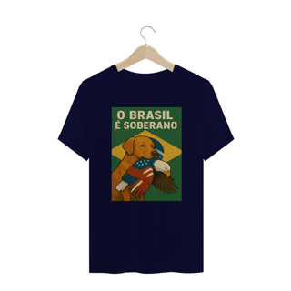 Nome do produto T-shirt Plus Size CACHORRO CARAMELO