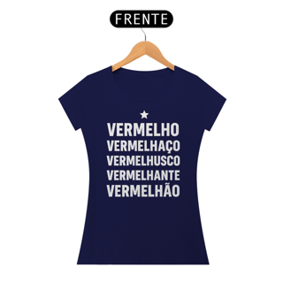 Nome do produto T-shirt Baby Look VERMELHO