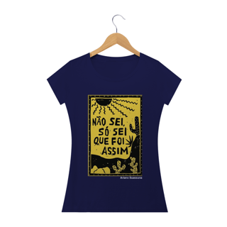 Nome do produto T-shirt Baby Look Ariano Suassuna