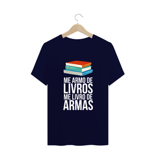 Nome do produto T-shirt Plus Size Livros