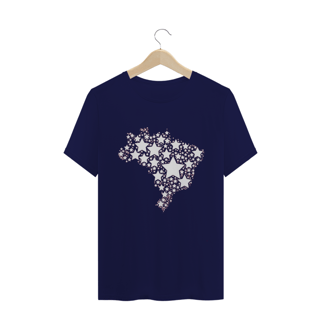Nome do produto T-shirt Tradicional Brasil: Estrelas da Democracia