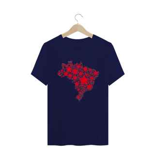 Nome do produto T-shirt Tradicional Brasil: Estrelas da Democracia
