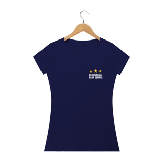 Nome do produto T-shirt Baby Look Democracia
