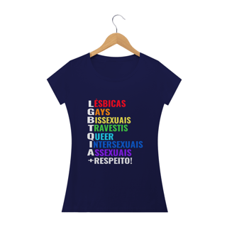 Nome do produto T-shirt Baby Look LGBTQIA+