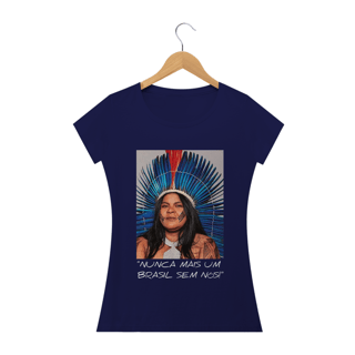 Nome do produto T-shirt Baby Look Sônia Guajajara